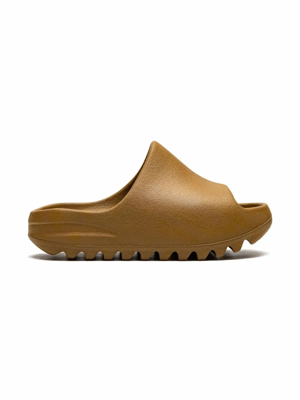 Adidas Yeezy Kids オークル色のスライド - 画像2