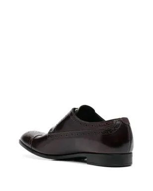 Emporio Armani レースアップレザー ダービーシューズ - レッド - サムネイル3