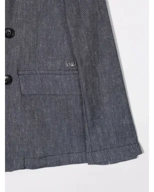 Emporio Armani Kids ダブルブレストブレザー - サムネイル3