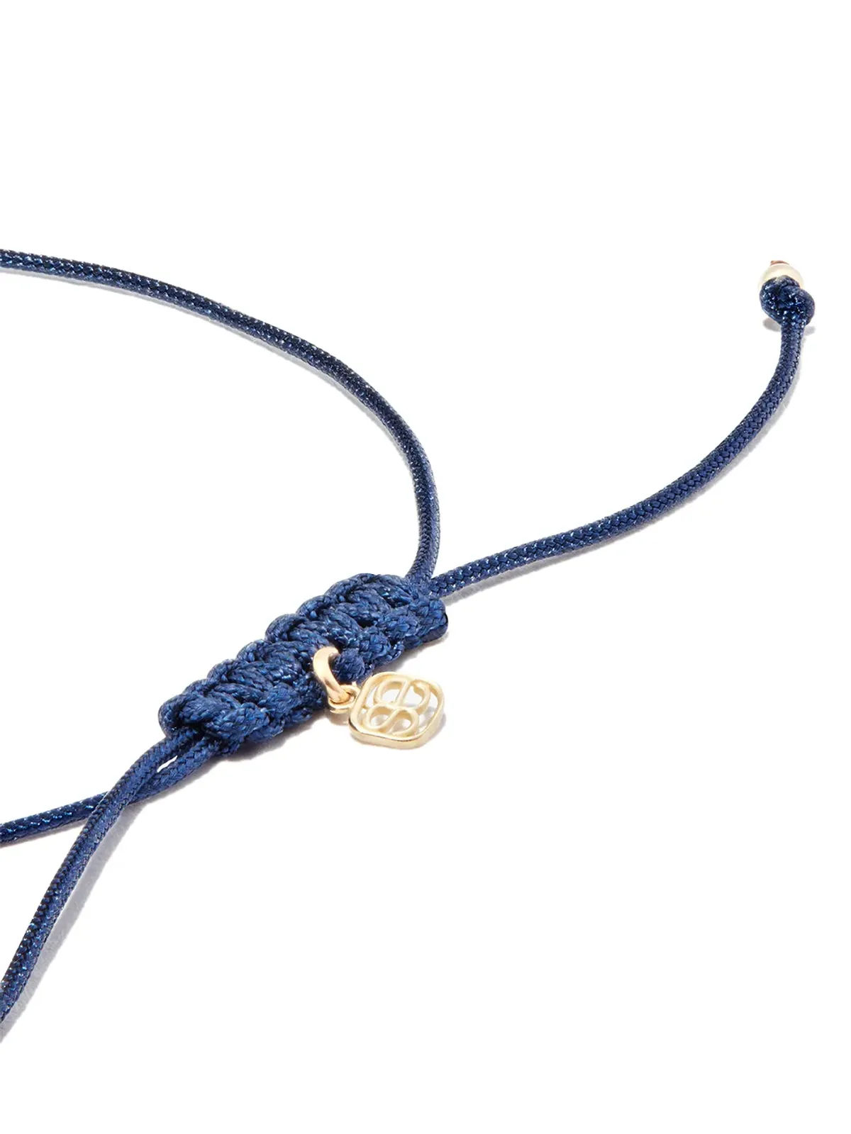 Sydney Evan 14K イエローゴールド エビルアイ ダイヤモンドコード ブレスレット - 画像3