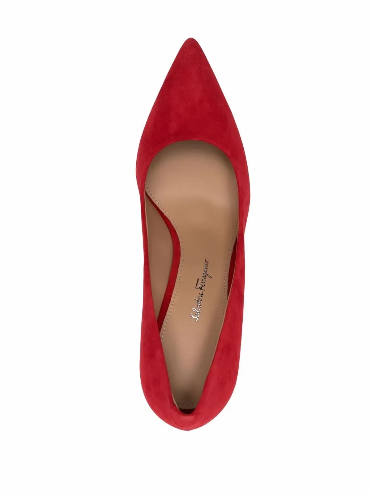 Ferragamo ポインテッドトゥ レザー パンプス - 画像4