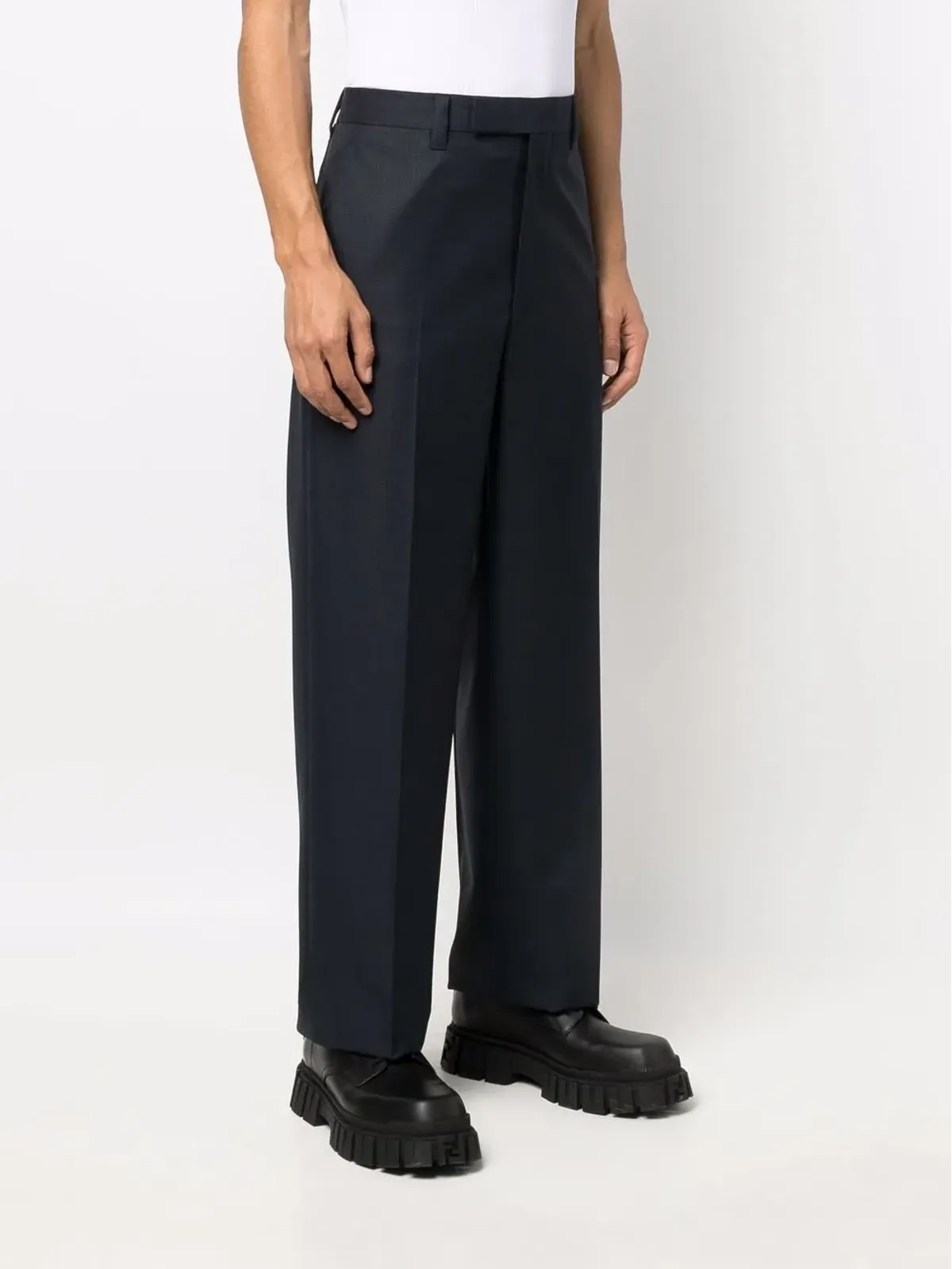 Prada グレンチェックパンツ - 画像3