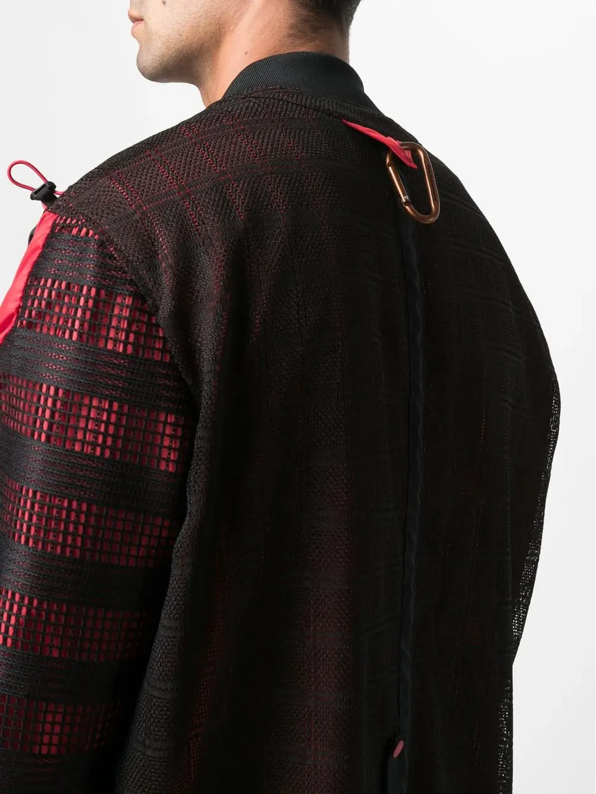 White Mountaineering メッシュパネル入りジップアップジャケット - 画像5