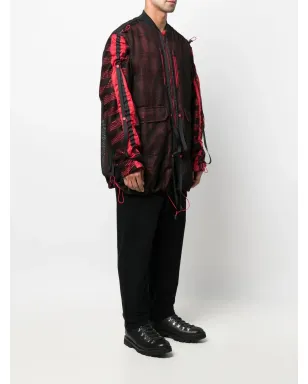 White Mountaineering メッシュパネル入りジップアップジャケット - サムネイル3