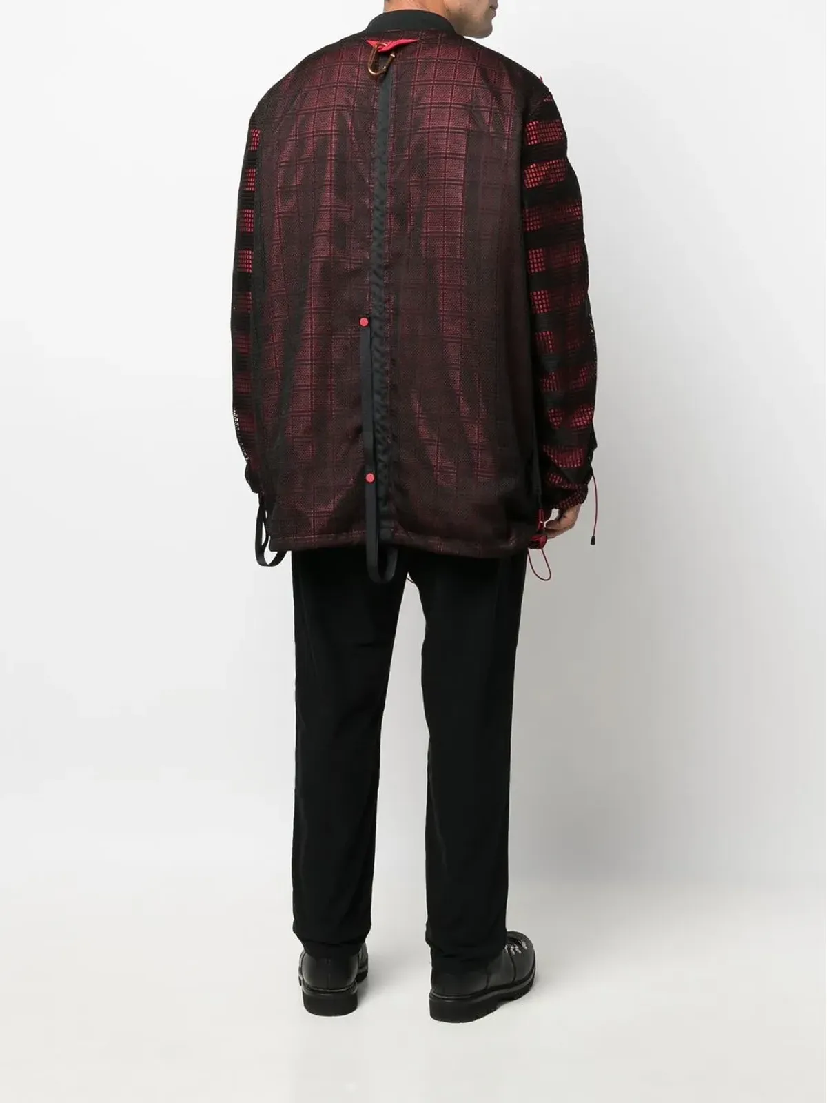 White Mountaineering メッシュパネル入りジップアップジャケット - 画像4