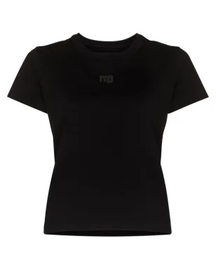 Alexander Wang ロゴプリント半袖Tシャツ ブラック - サムネイル1