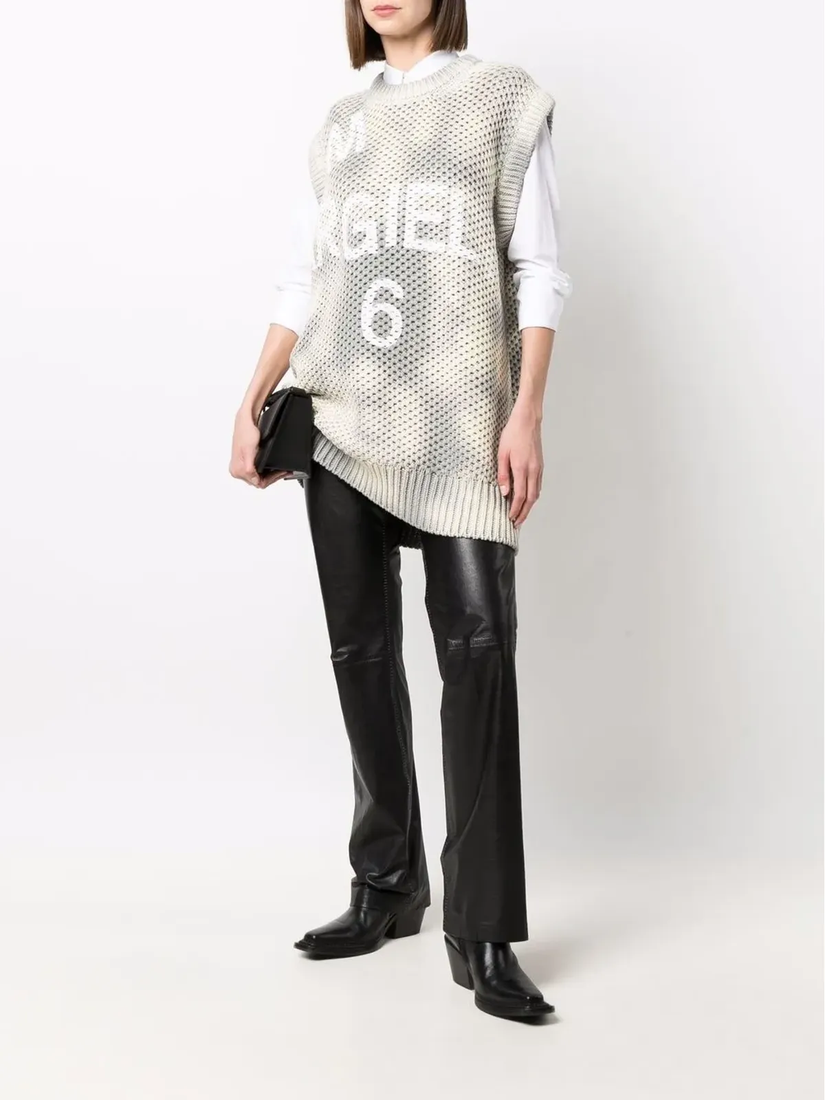 MM6 Maison Margiela タイダイ柄ニットワンピース - 画像2