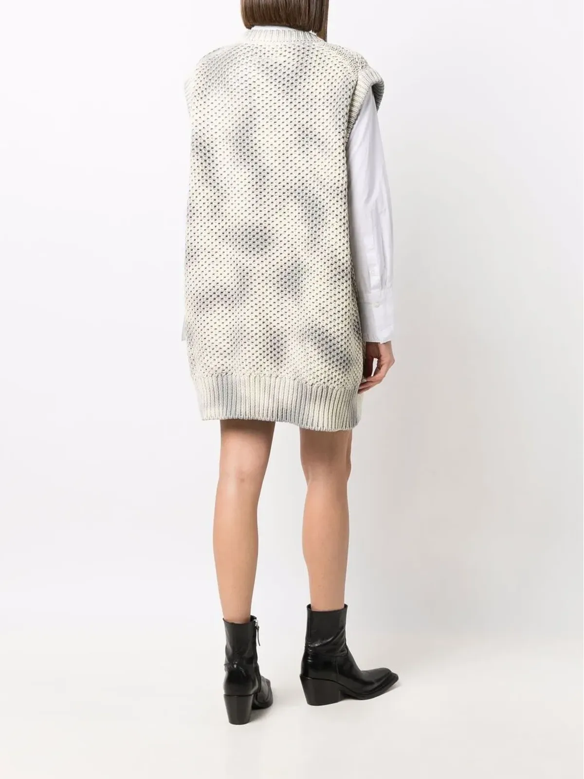 MM6 Maison Margiela タイダイ柄ニットワンピース - 画像4