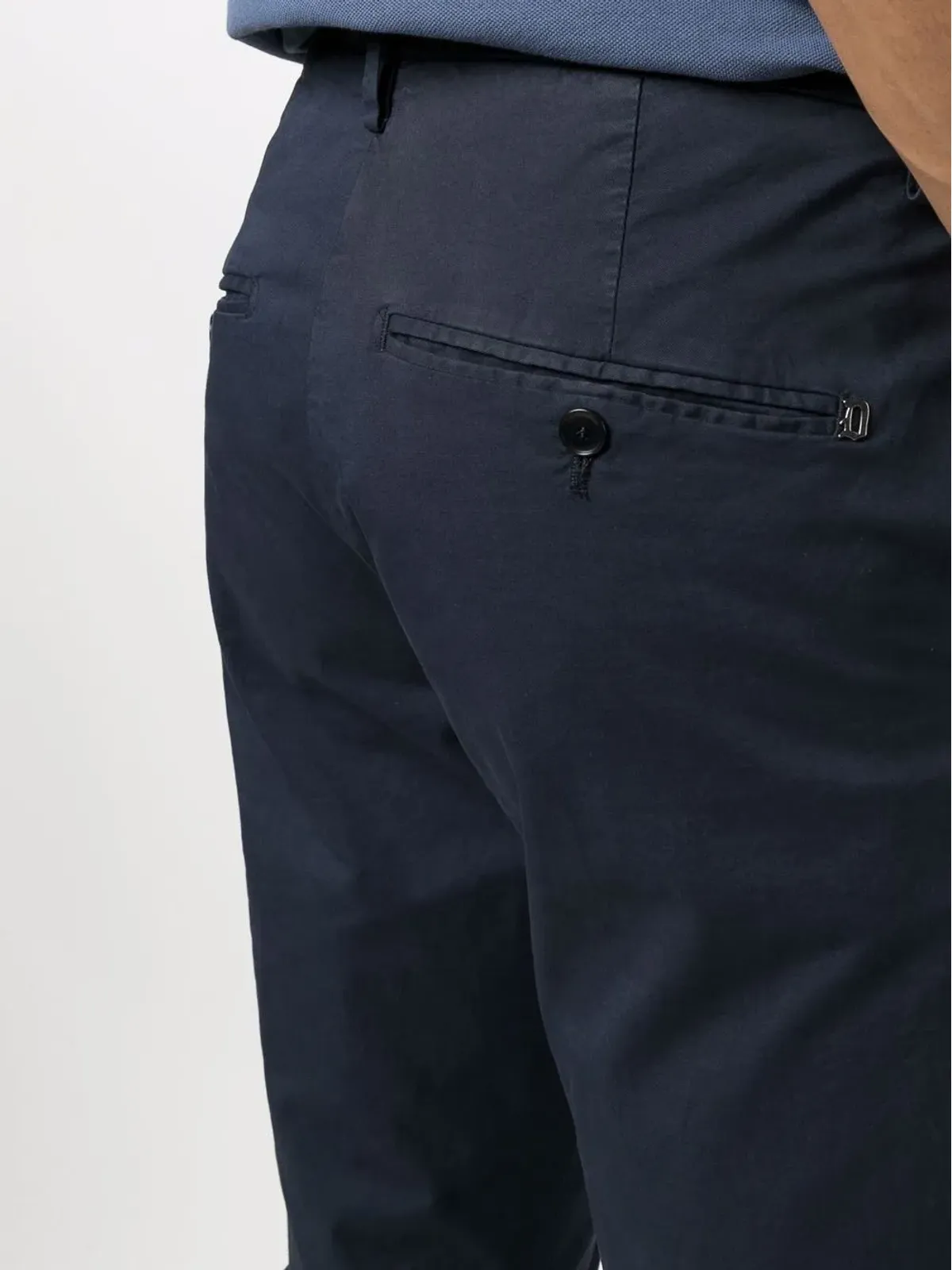 DONDUP プリーツ入りスリムフィット チノパンツ - ブルー - 画像5