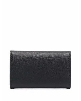 Prada トライアングルロゴ サフィアーノレザー キーホルダーケース - サムネイル2