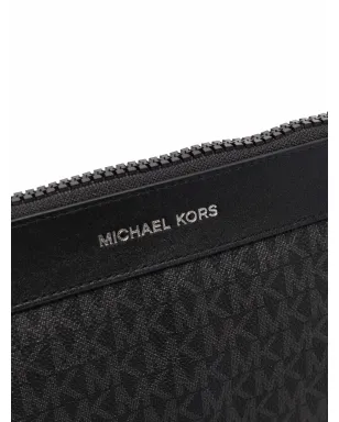 Michael Kors モノグラムロゴ トラベルポーチ - ブラック - サムネイル4