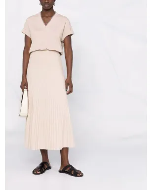 Brunello Cucinelli Vネック ストレッチコットン Tシャツ - サムネイル2