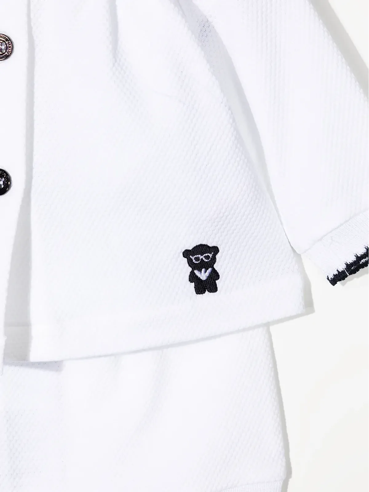 Emporio Armani Kids ロゴ刺繍 ギフトボックスセット - White - 画像3