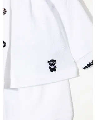 Emporio Armani Kids ロゴ刺繍 ギフトボックスセット - White - サムネイル3