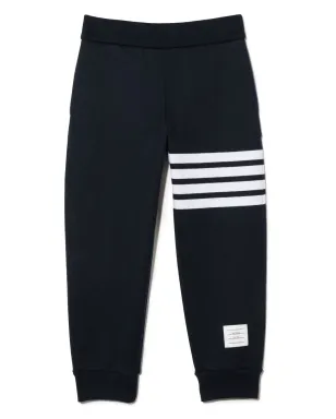 Thom Browne Kids 4バー・ストライプ コットン トラックパンツ - サムネイル1