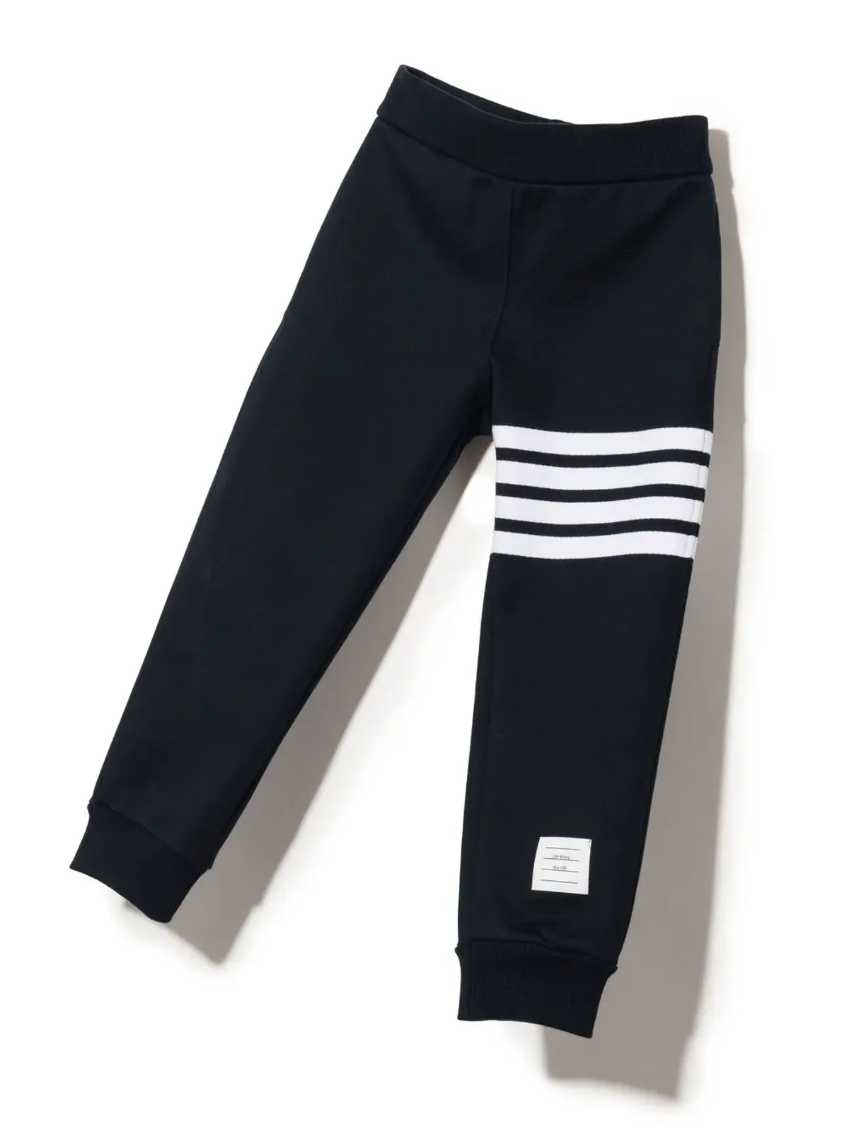 Thom Browne Kids 4バー・ストライプ コットン トラックパンツ - 画像2