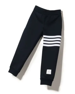 Thom Browne Kids 4バー・ストライプ コットン トラックパンツ - サムネイル2