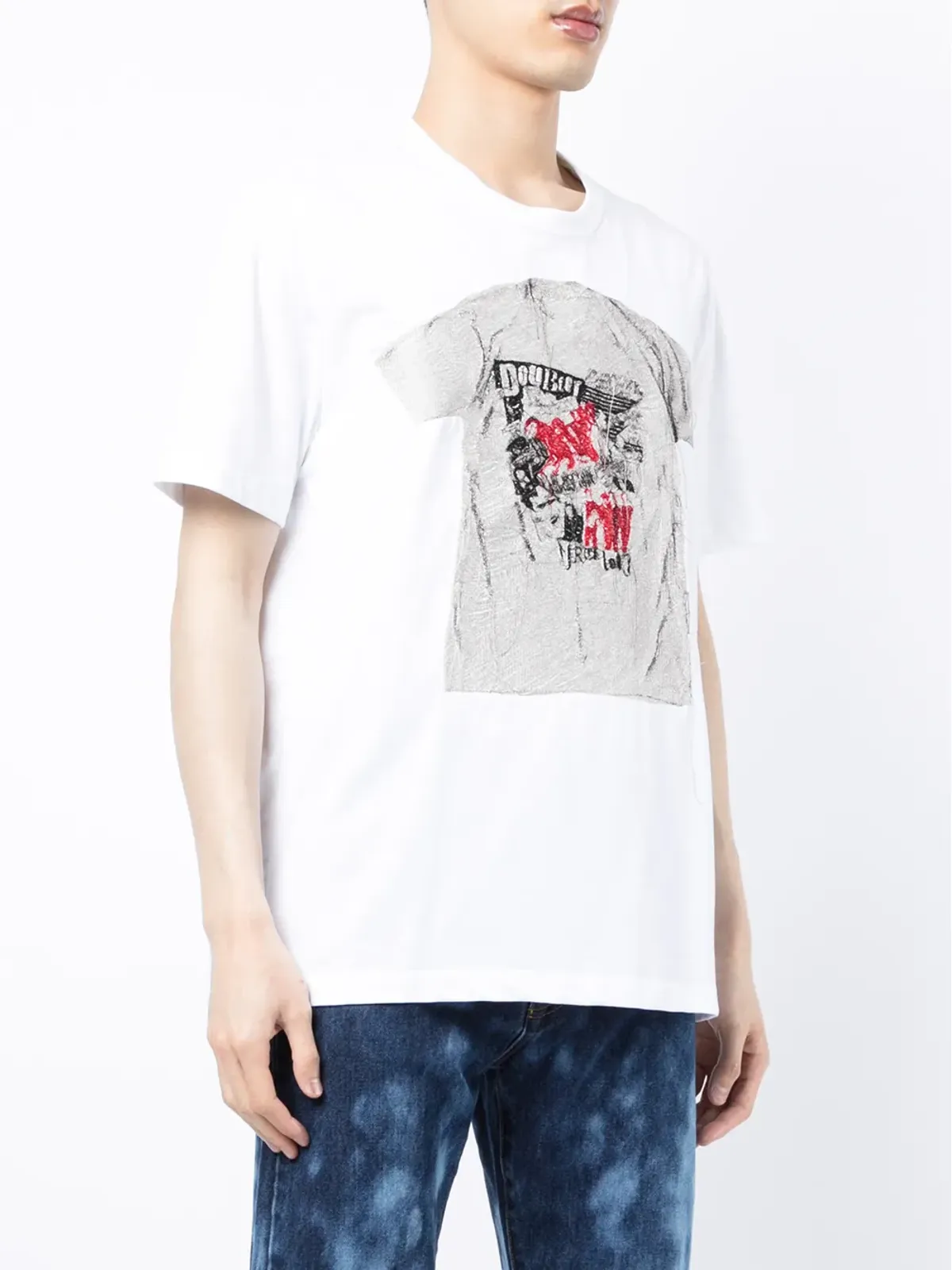 Doublet グラフィックプリント コットン Tシャツ - 画像3