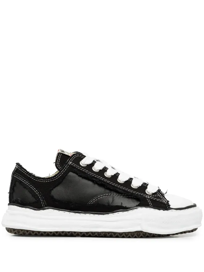 Maison MIHARA YASUHIRO Maison MIHARA YASUHIRO Peterson ロー distressed キャンバススニーカーの商品画像