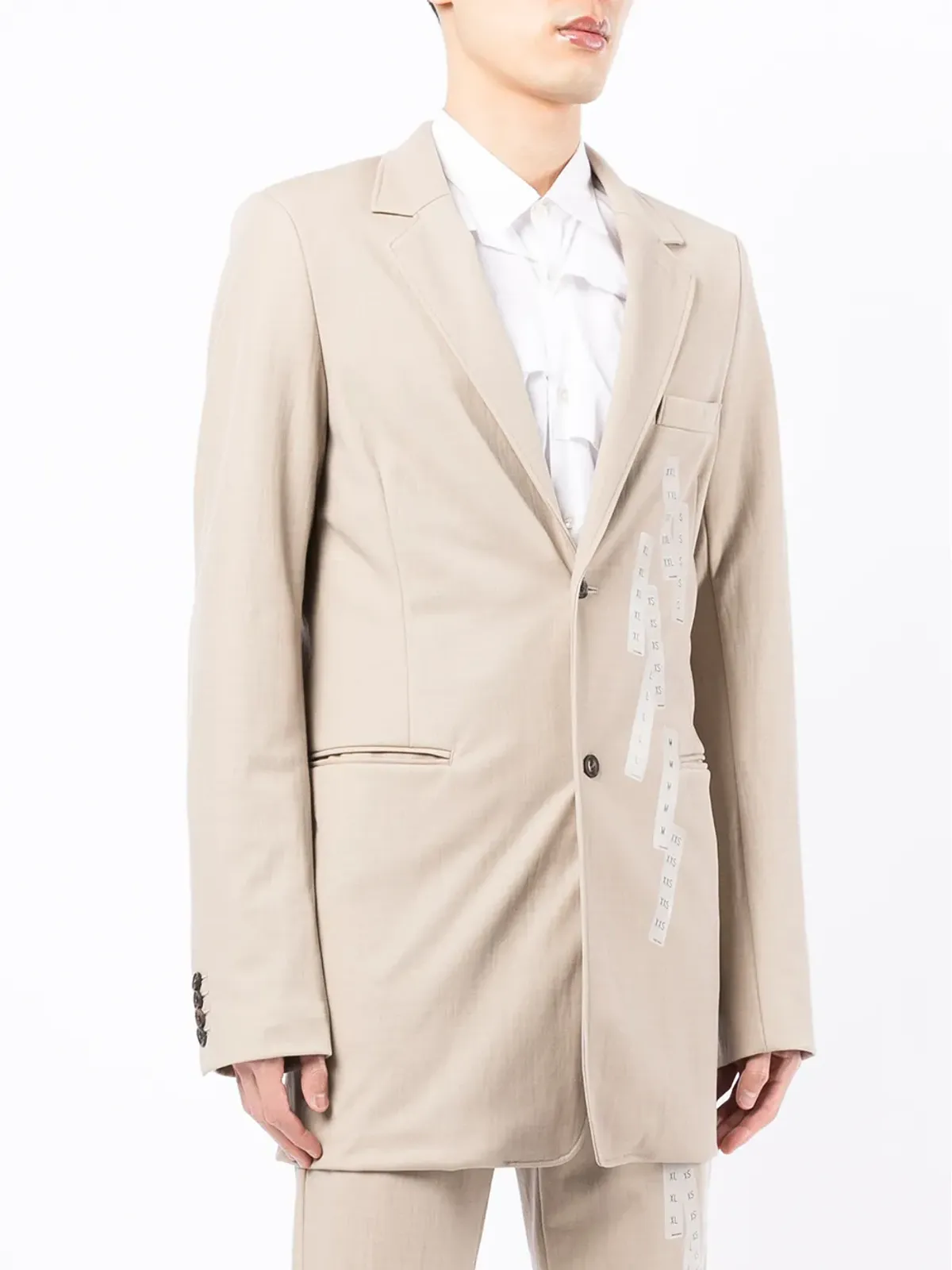 Doublet テープディテール・シングルブレストブレザー - 画像3