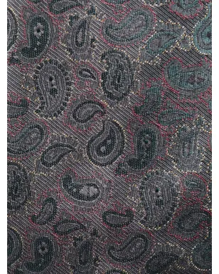 Versace Pre-Owned 1970年代ペイズリープリント絹タイ - ブルー - サムネイル2