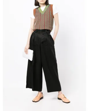 Maison Margiela ボタン留めウエスト クロップドパンツ - サムネイル2