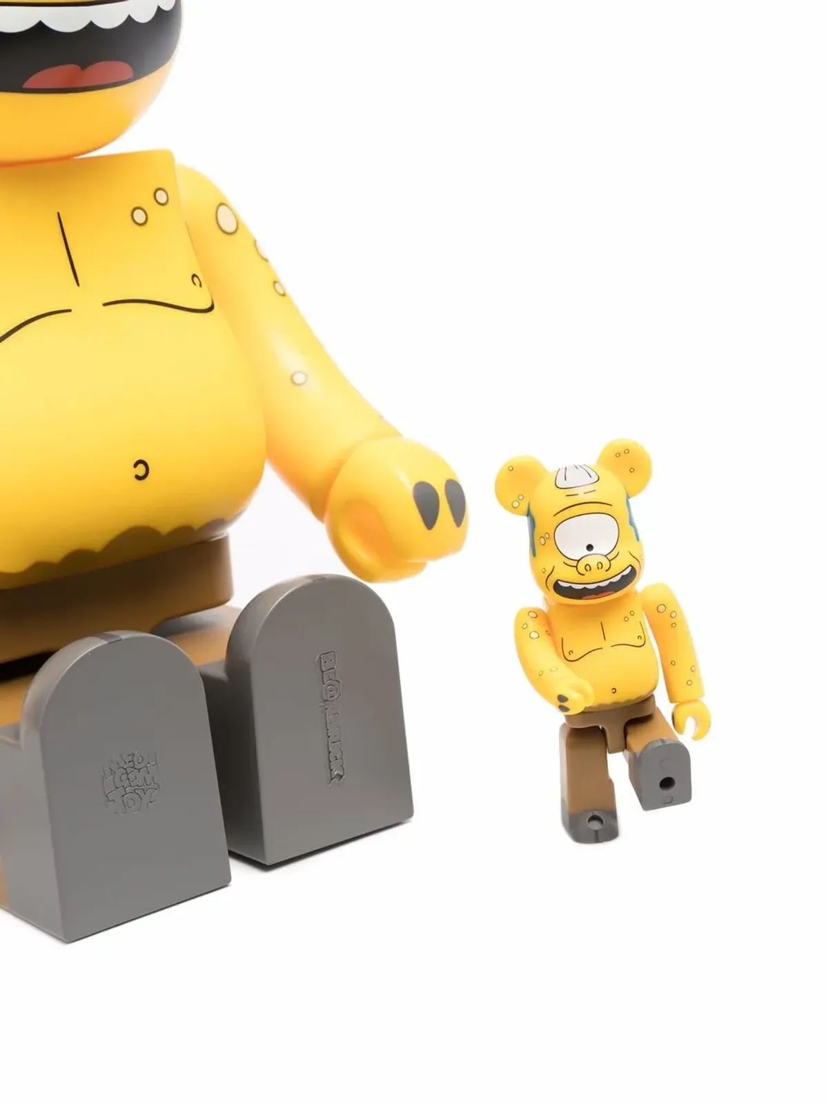 MEDICOM TOY ザ・シンプソンズ サイクロプス BE@RBRICK 100%と400% フィギュアセット - イエロー - 画像3