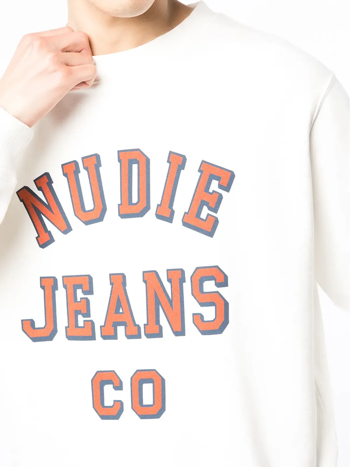 Nudie Jeans ロゴプリント クルーネック スウェットシャツ - 画像5