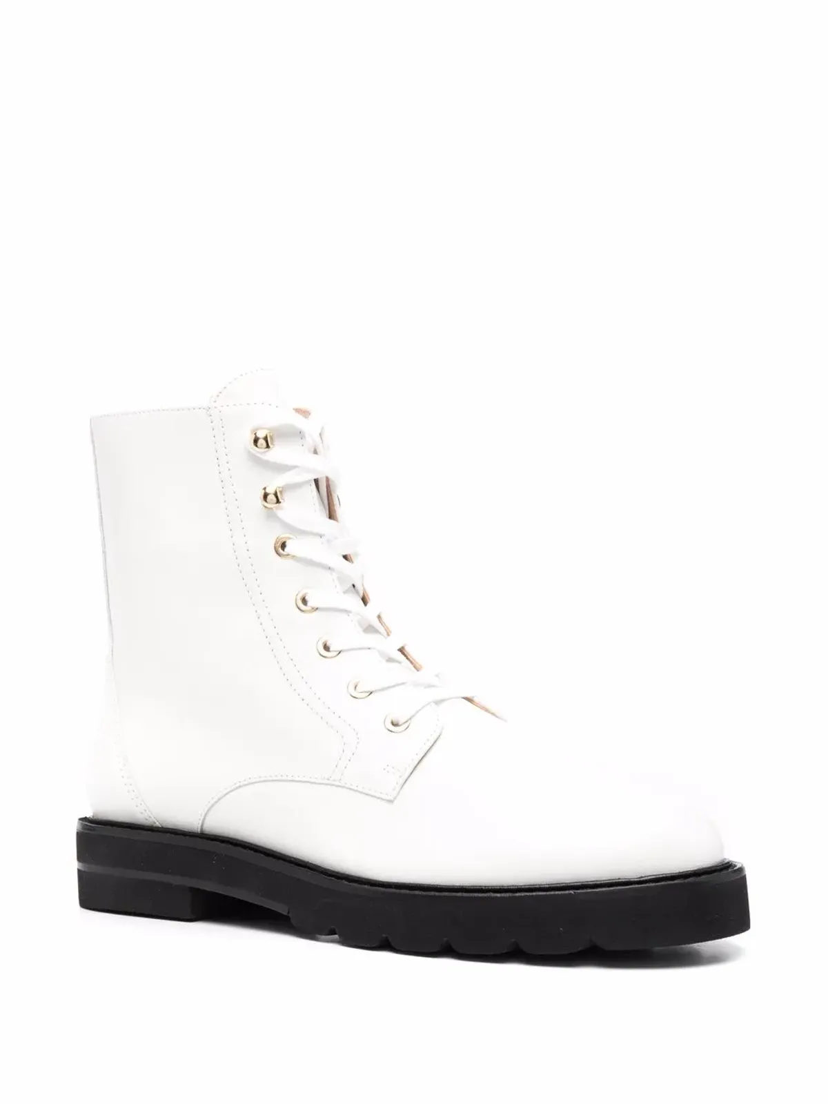 Stuart Weitzman レースアップレザーブーツ - 画像2
