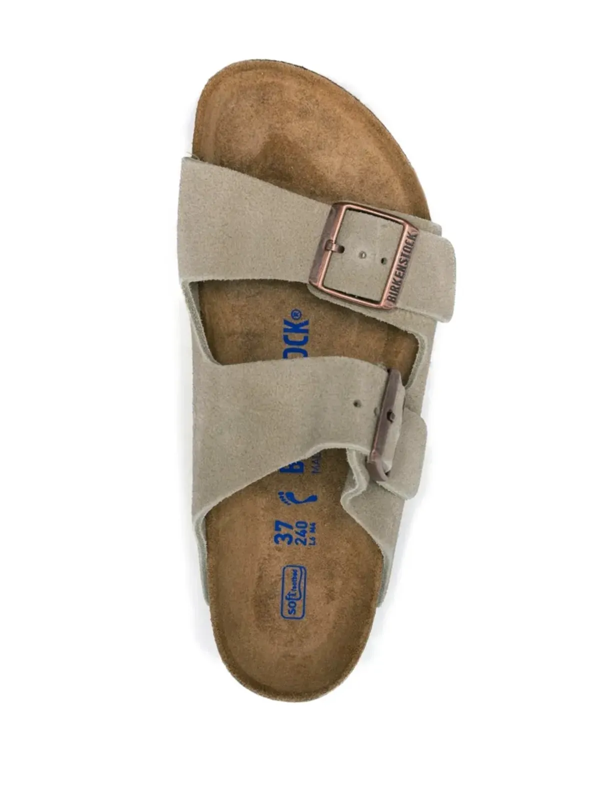 Birkenstock アリゾナ ソフトフットベッド スエード サンダル - 画像4