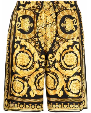 Versace バーコロプリント シルクショーツ - サムネイル1