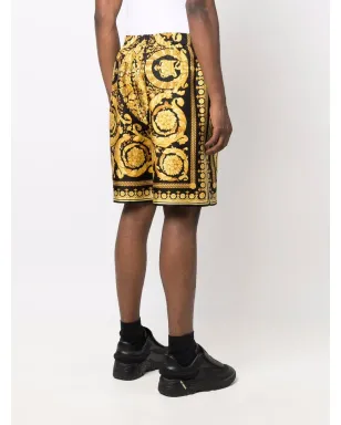 Versace バーコロプリント シルクショーツ - サムネイル4