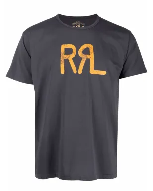 Ralph Lauren RRL ロゴプリント 半袖Tシャツ ブルー - サムネイル1