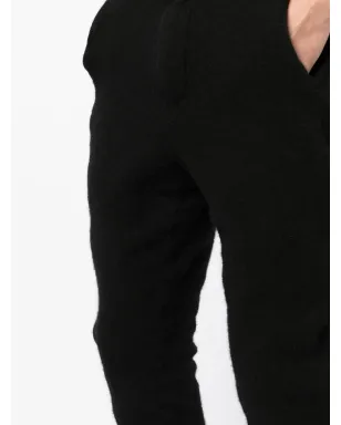 Black Comme Des Garçons ジッパー装飾クロップドパンツ - サムネイル5