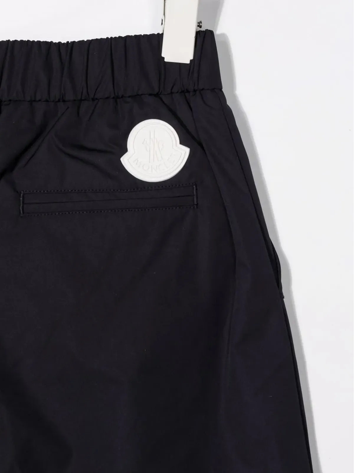 Moncler Enfant ロゴプリント レイヤード風パンツ - 画像3