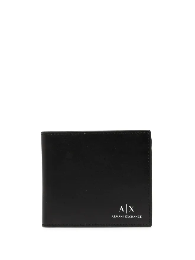 Armani Exchange Armani Exchange ロゴプリント二つ折り財布の商品画像