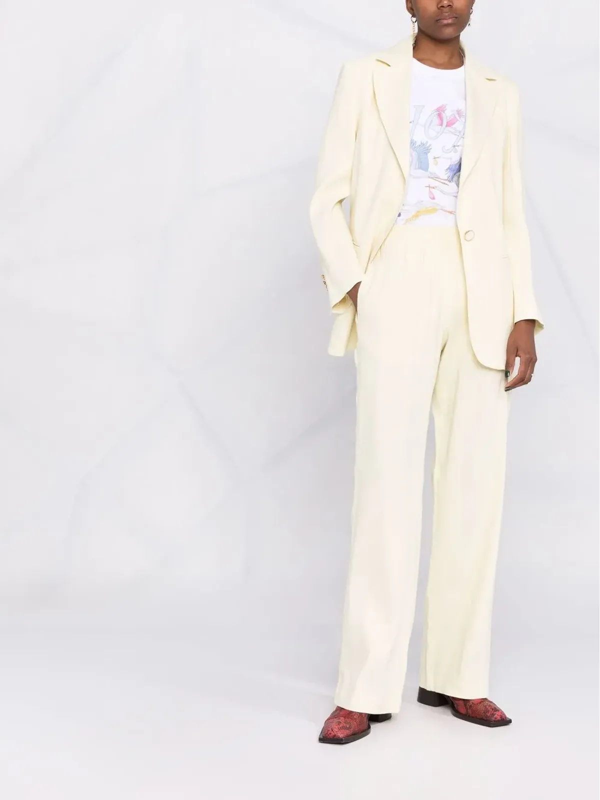 Golden Goose ブリタニー ワイドレッグパンツ - 画像2