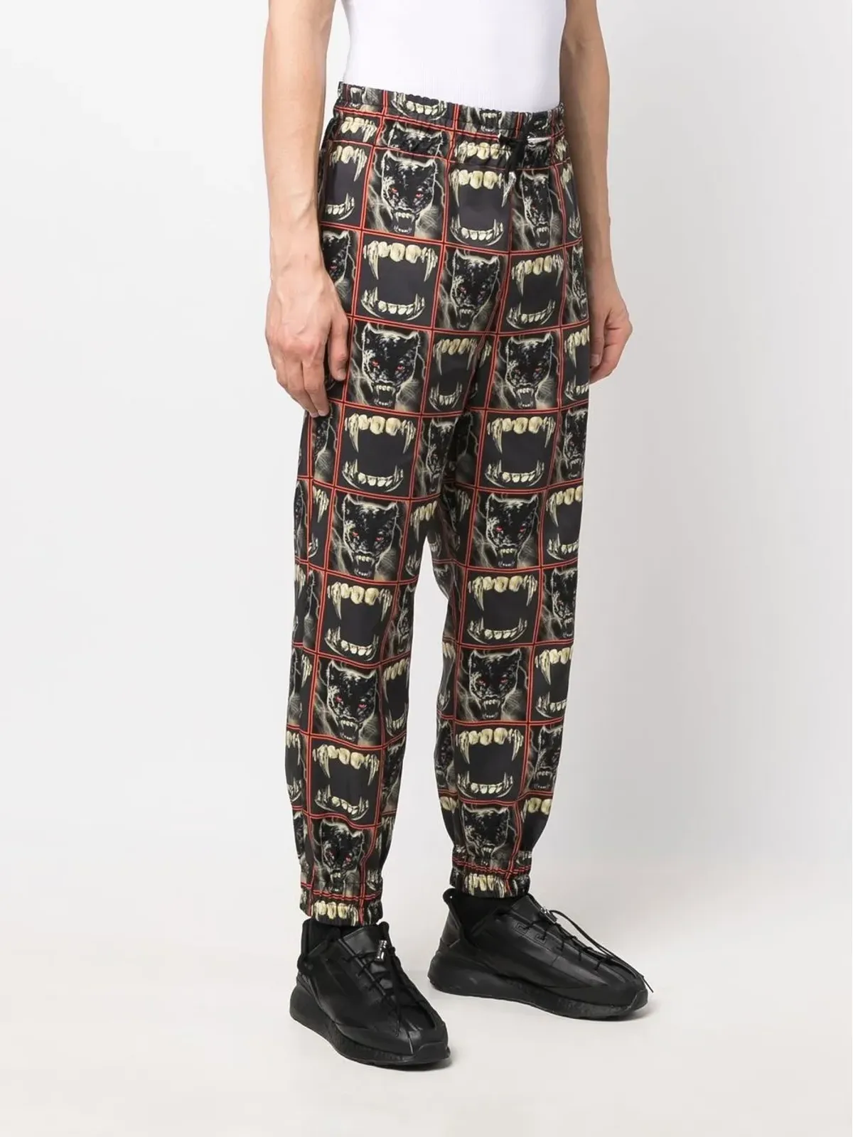 Roberto Cavalli パンサー柄トラックパンツ - 画像3