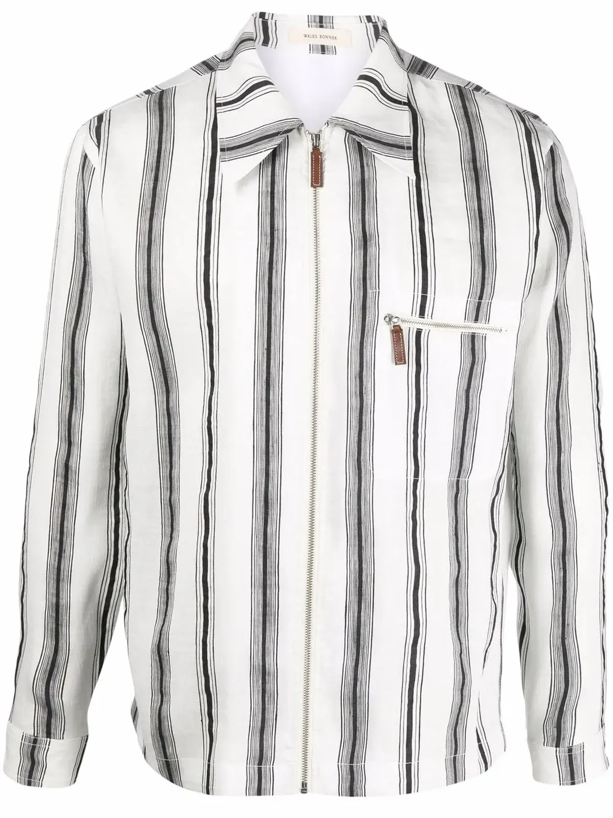 Wales Bonner stripe-print shirt - 画像1