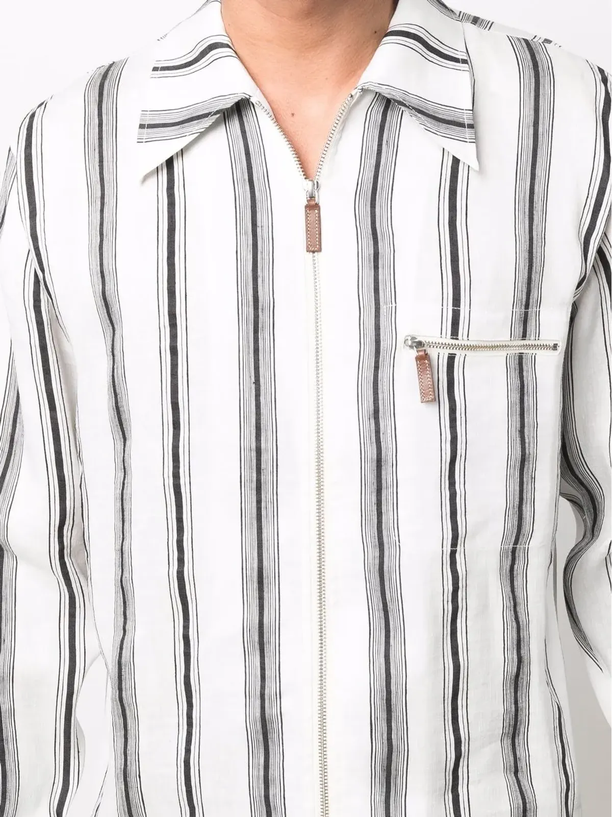 Wales Bonner stripe-print shirt - 画像5