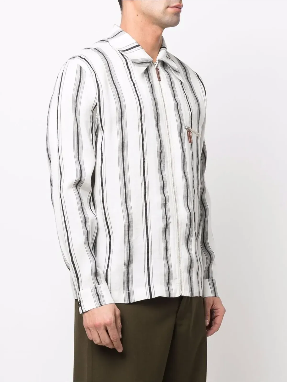 Wales Bonner stripe-print shirt - 画像3