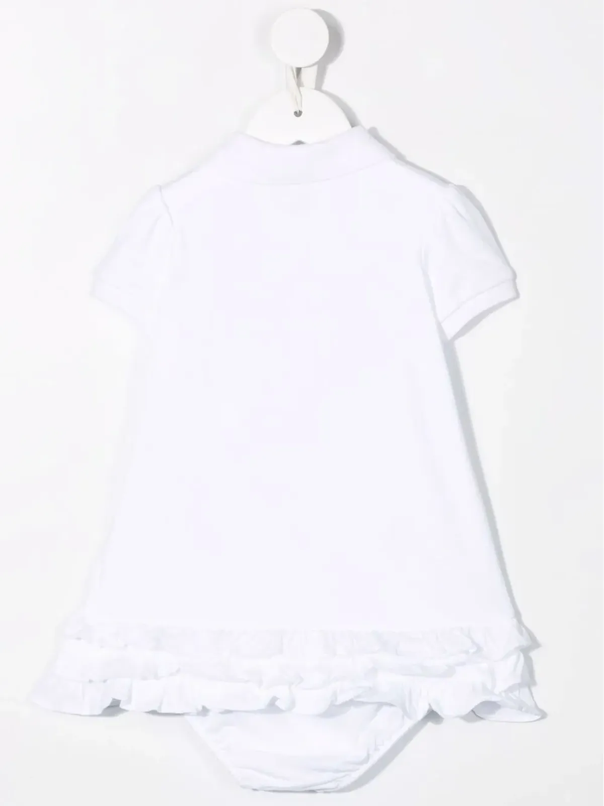 POLO RALPH LAUREN KIDS 刺繍入りフリルドレス - 画像3