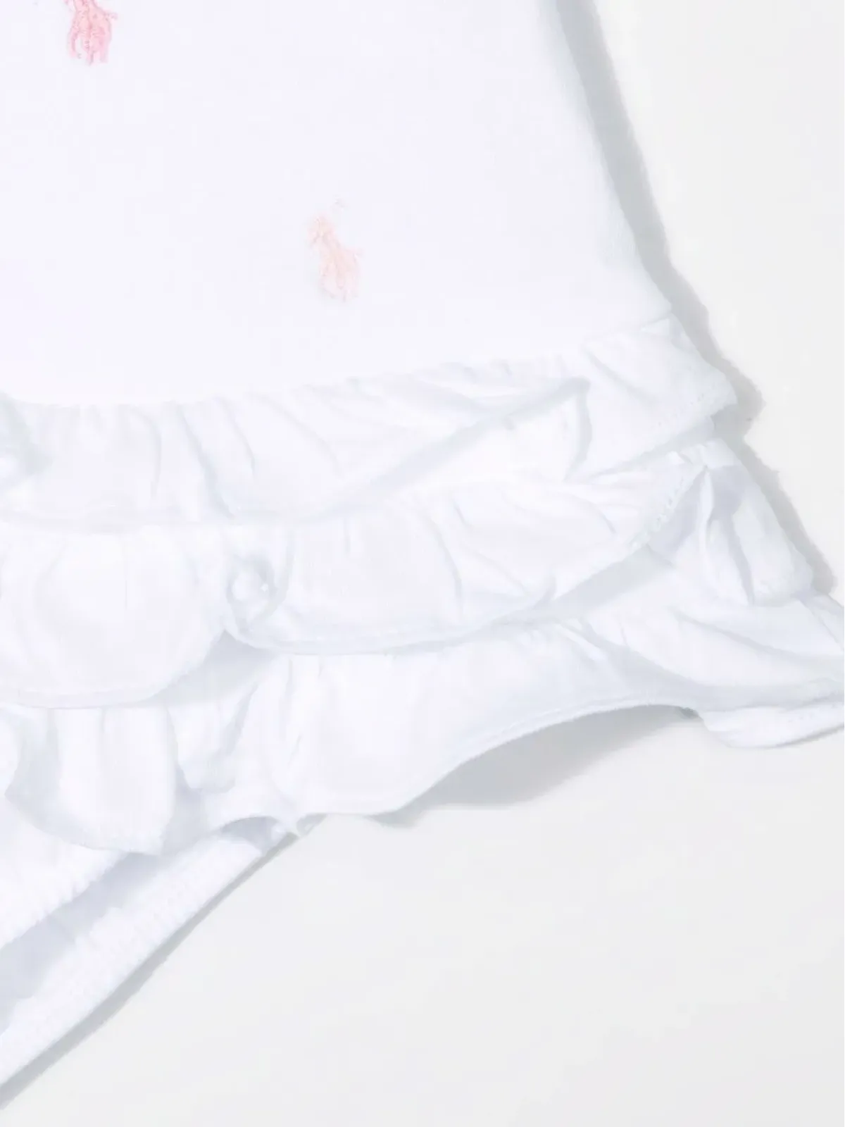 POLO RALPH LAUREN KIDS 刺繍入りフリルドレス - 画像4