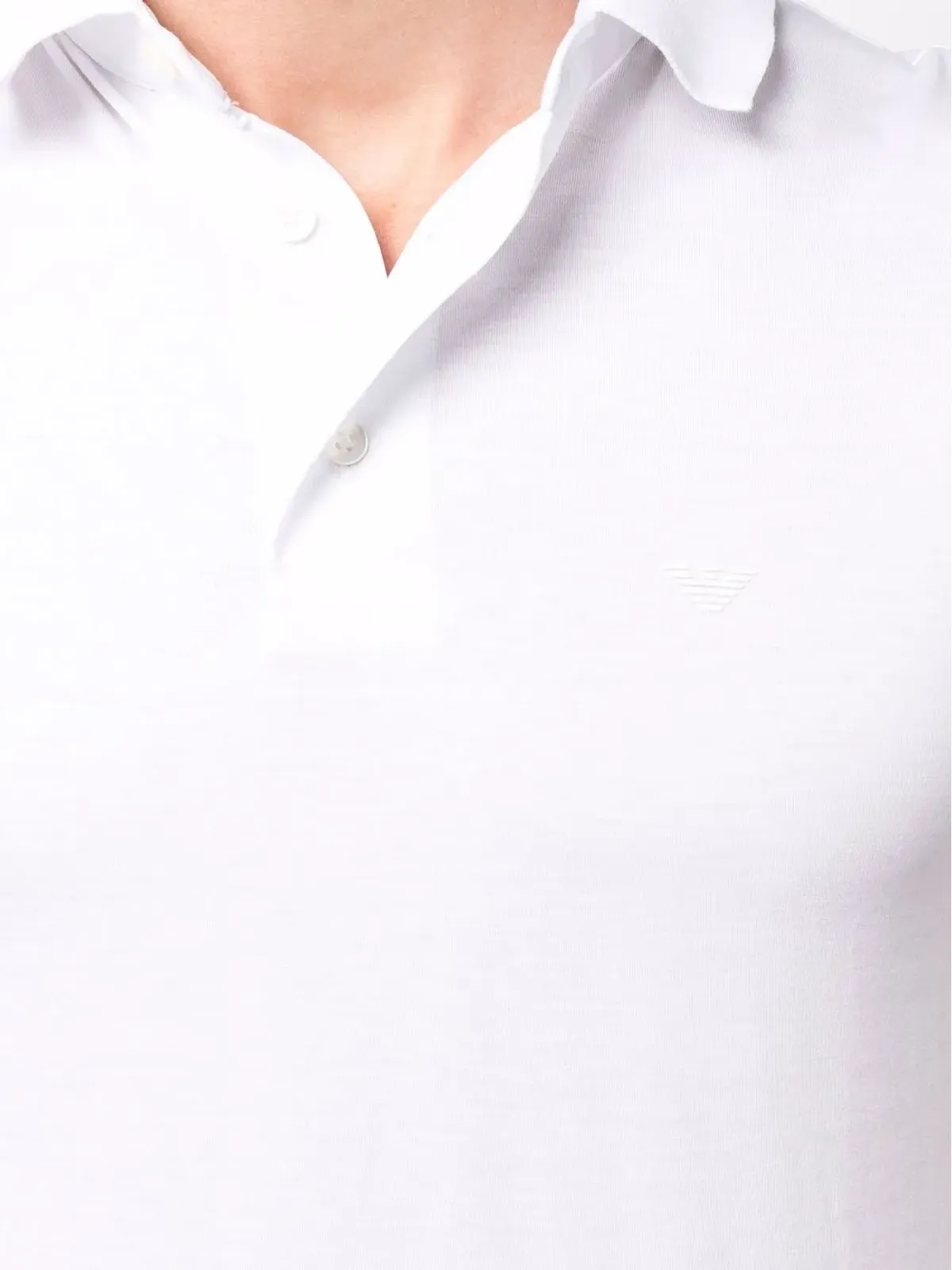 Emporio Armani eagle-motif polo shirt - White - 画像5