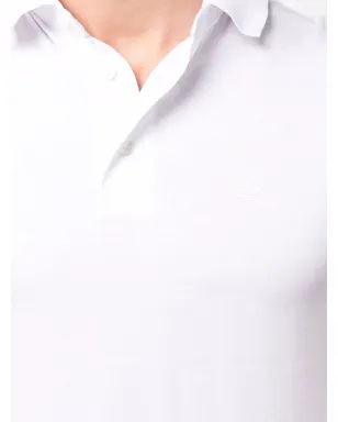 Emporio Armani eagle-motif polo shirt - White - サムネイル5