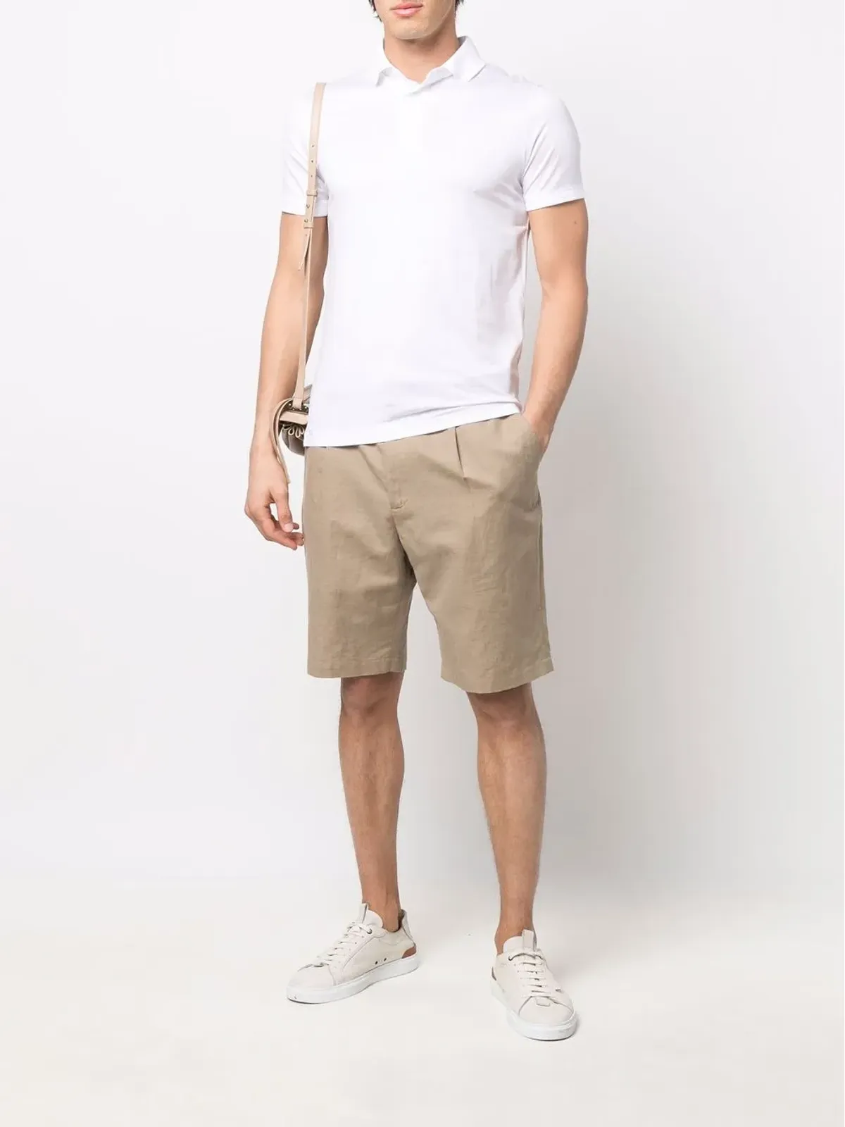 Emporio Armani eagle-motif polo shirt - White - 画像2