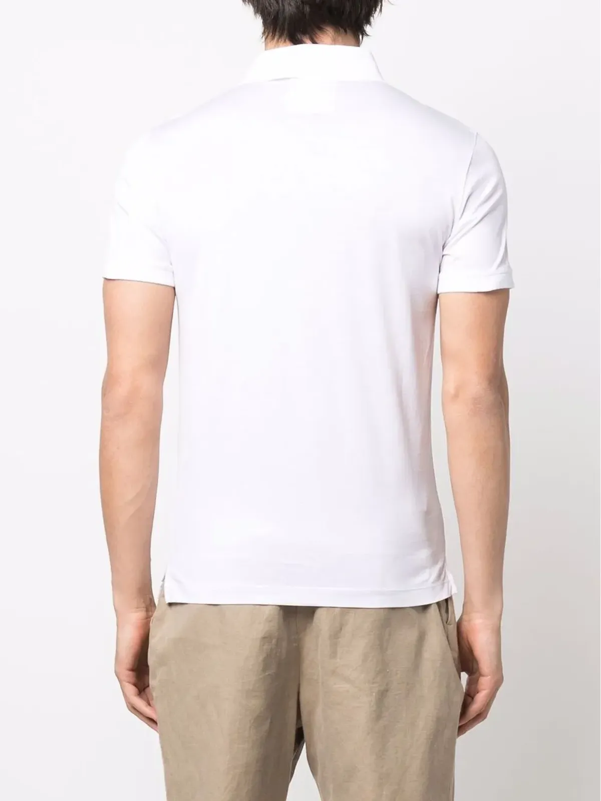 Emporio Armani eagle-motif polo shirt - White - 画像4