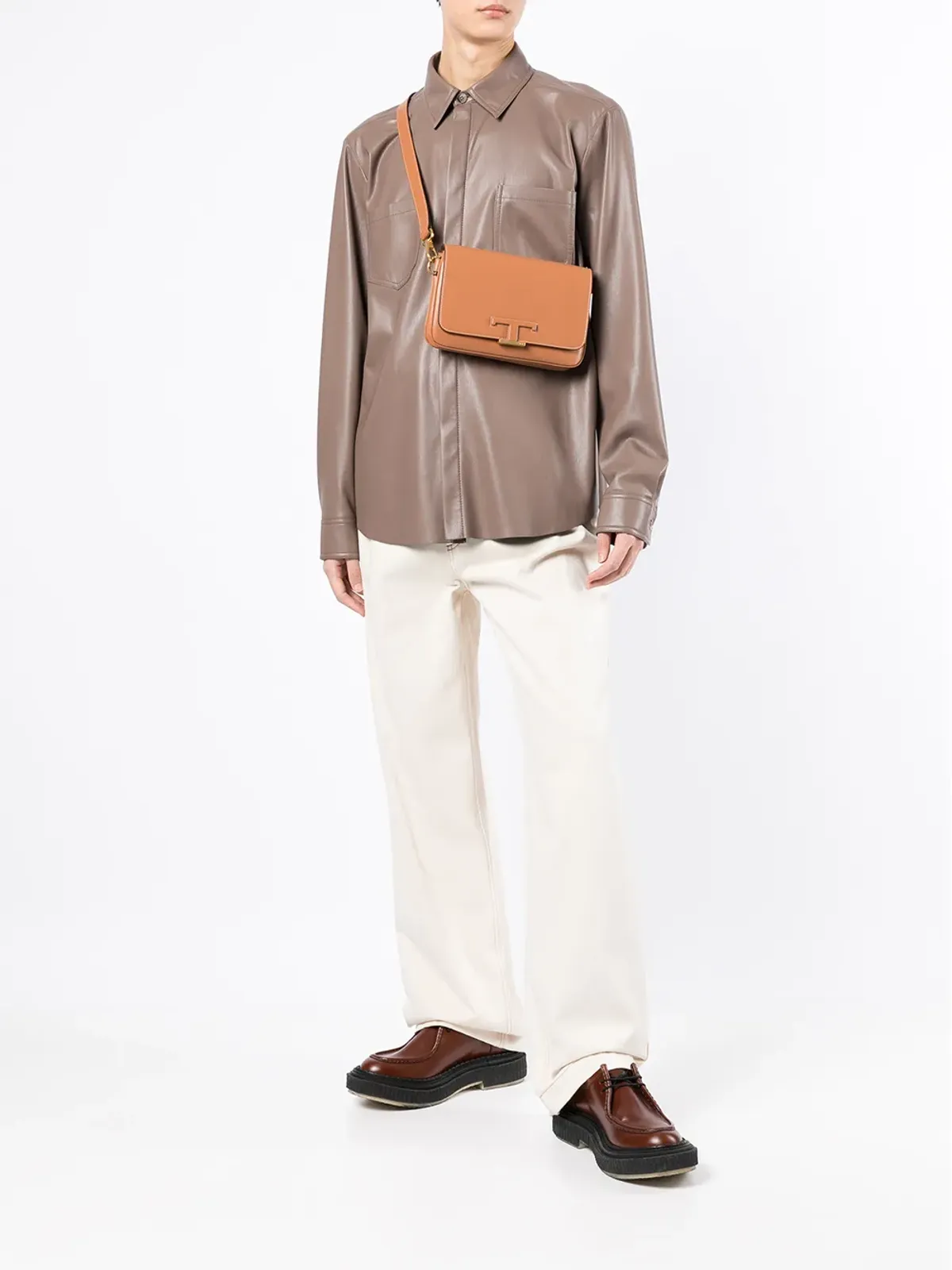 Tod's タイムレス レザー ショルダーバッグ - 画像2