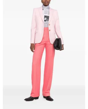 Alexander McQueen ハイウエスト テーラード ウール トラウザーズ - サムネイル2