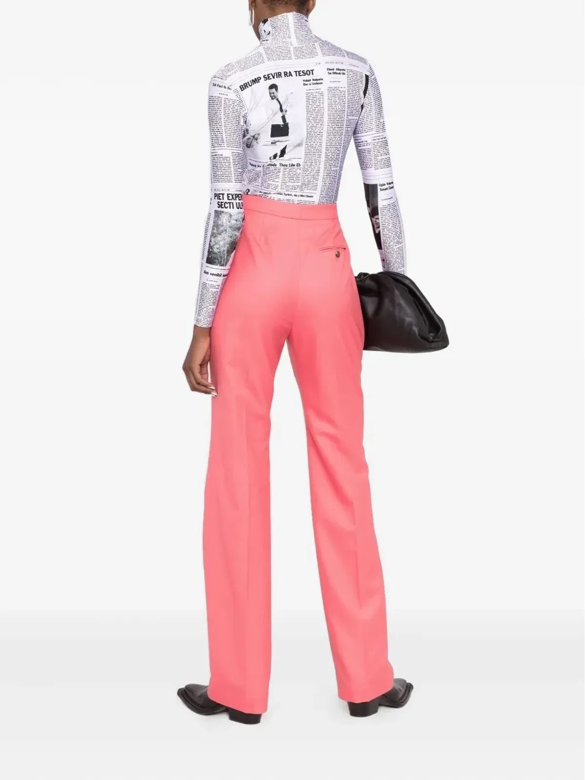 Alexander McQueen ハイウエスト テーラード ウール トラウザーズ - 画像4